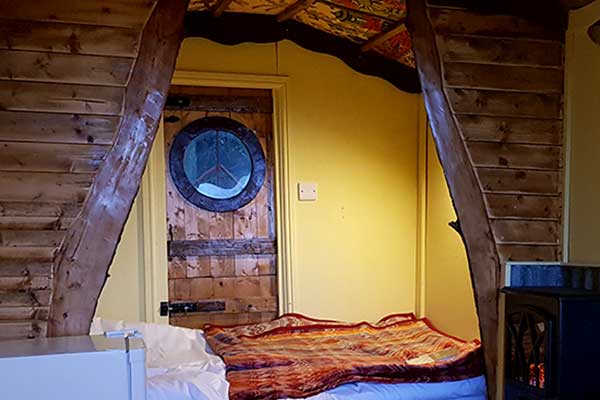 Inside Our Small Space - a Cosy Hut in the Forest